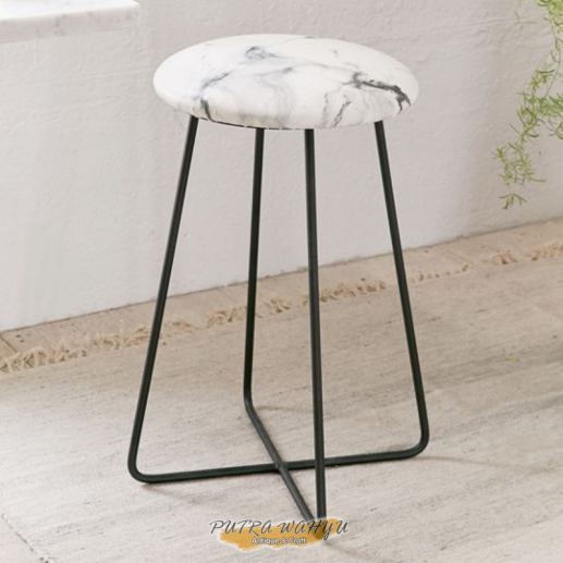 Stool Cafe Minimalis Unik Motif