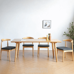 set meja makan skandinavia murah